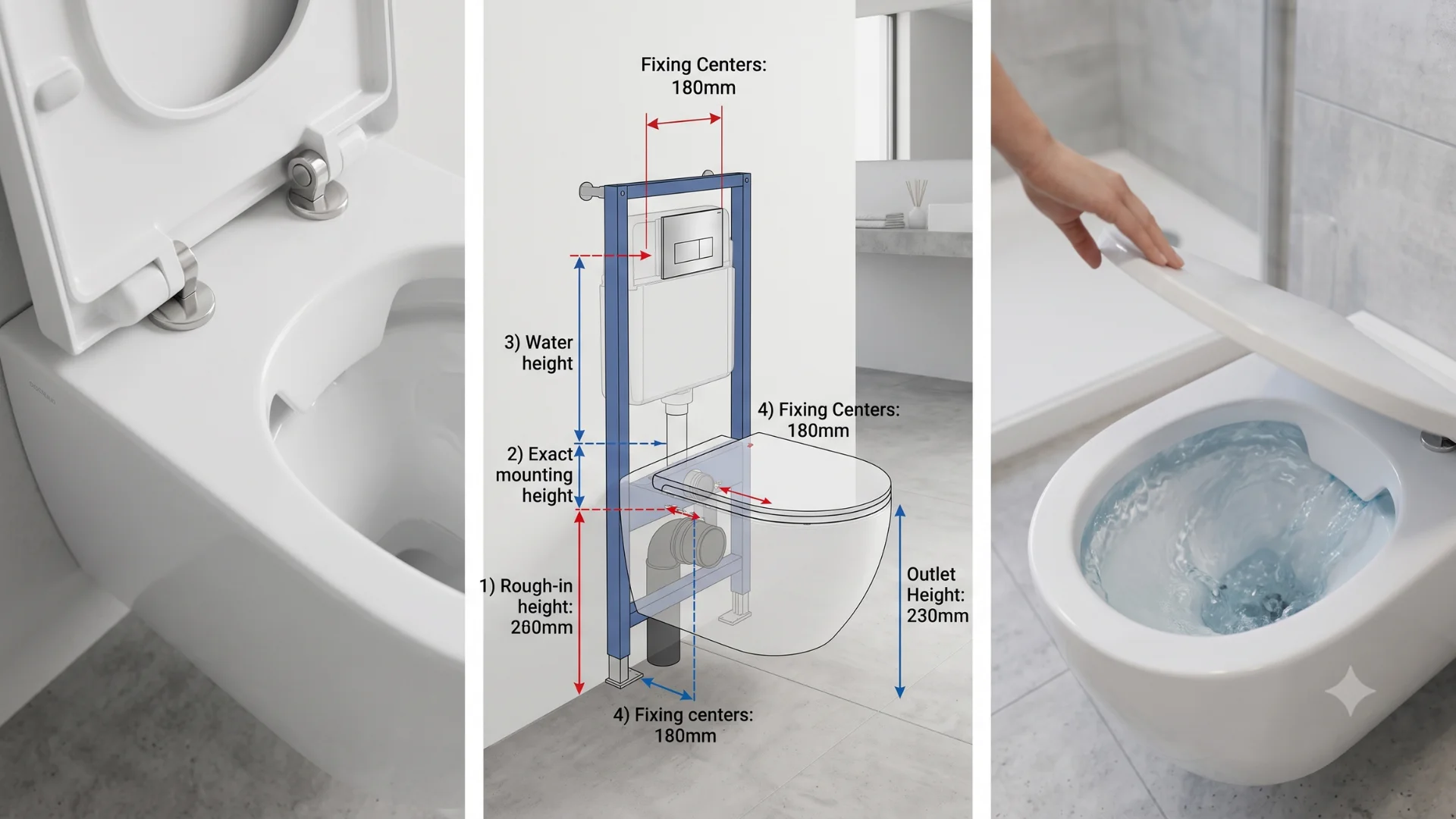 Cersanit rimless toilet