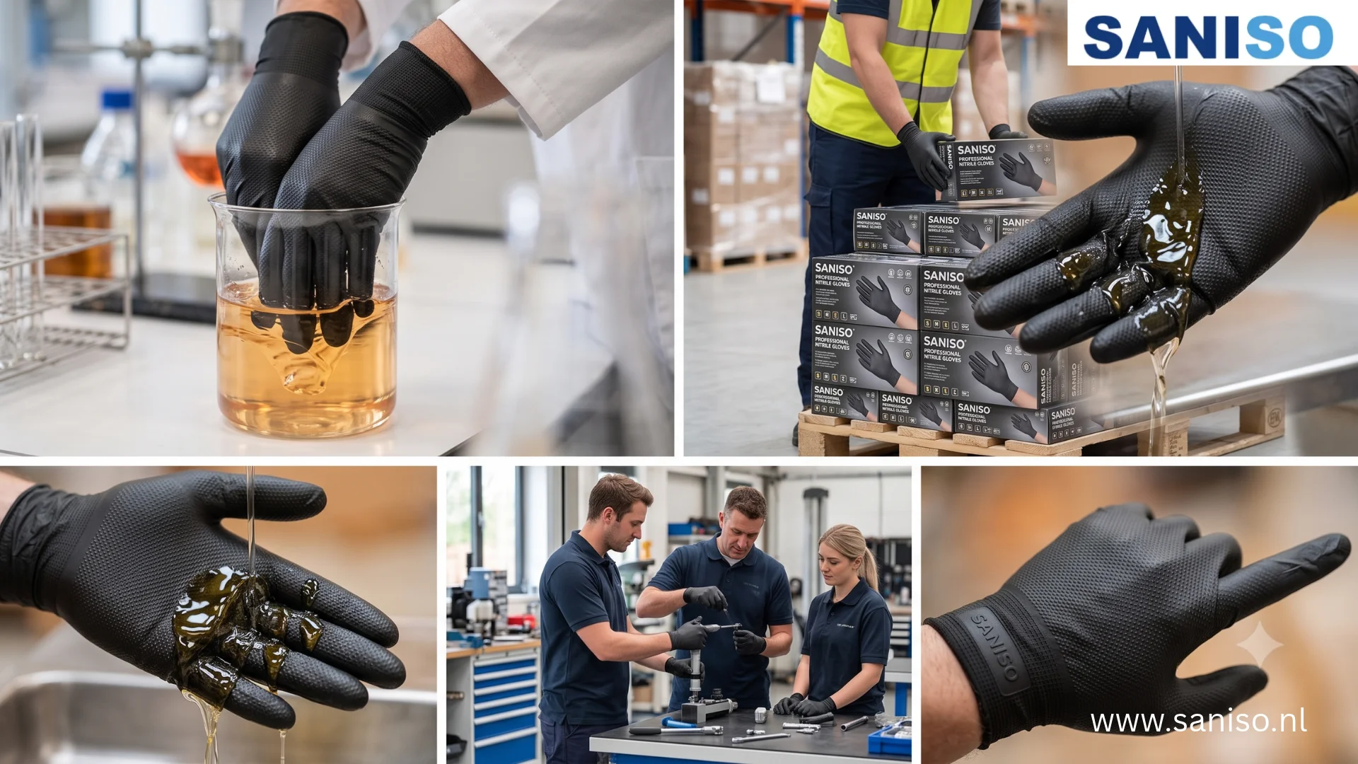 Nitrile Work Gloves for Professionals