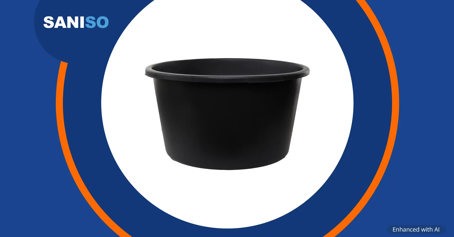 Round construction tub 65 L STALCO
