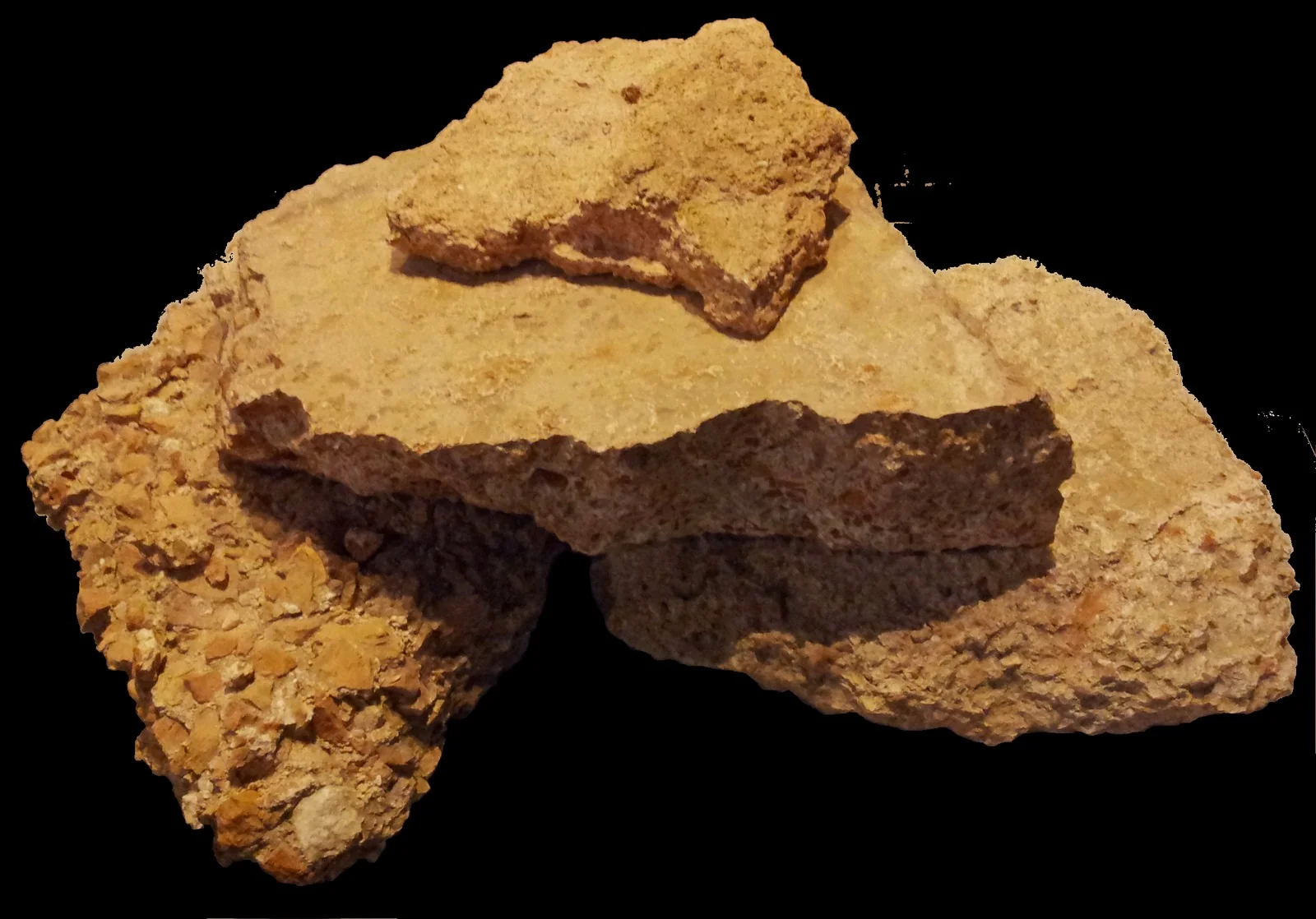 Roman concrete in the Thermenmuseum in Heerlen