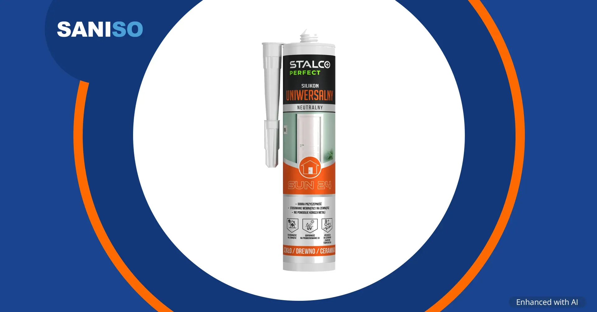 STALCO PERFECT neutral universal silicone, transparent