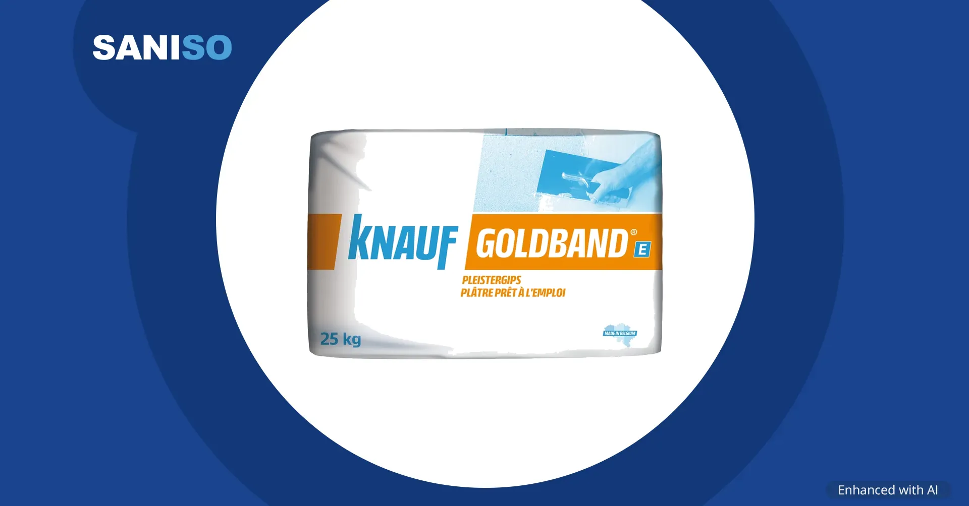 Knauf Goldband E gipspleister, 25 kg