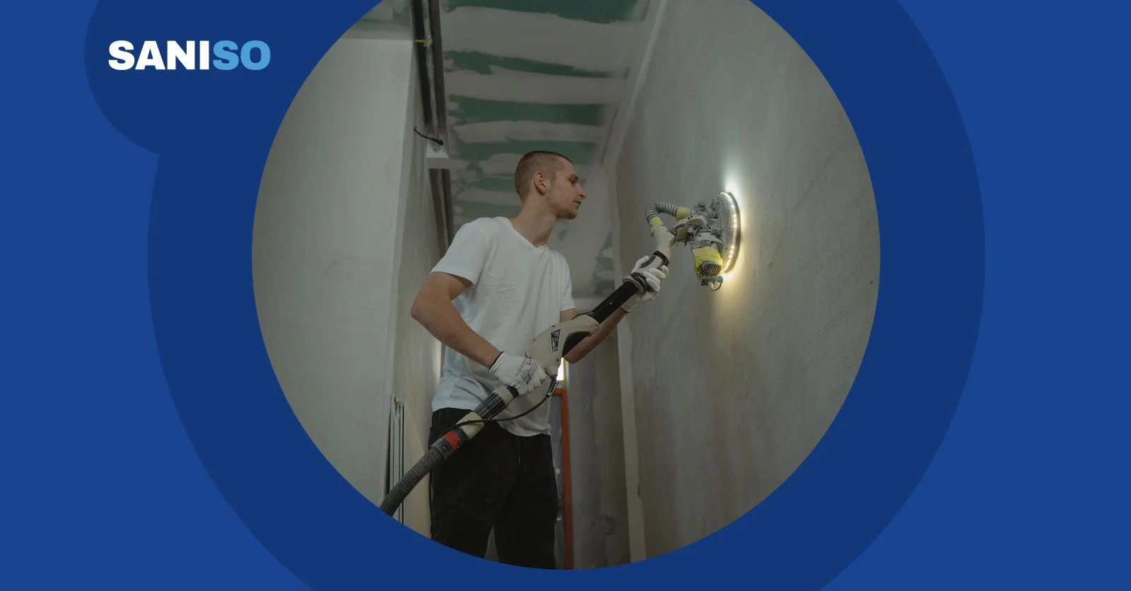 How to finish a plasterboard wall with joint tape and filler: step by step