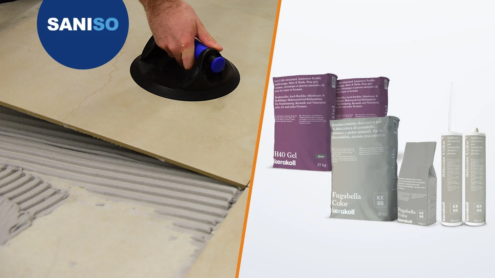 Why Kerakoll? The system behind a tidy tile job