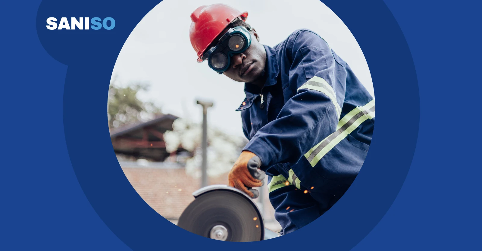Working with an angle grinder: risks and measures