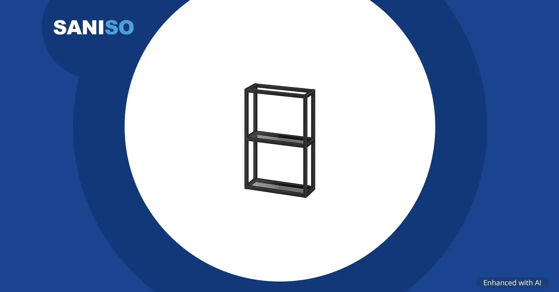 ZEN by Cersanit wall-hung cabinet 40, black