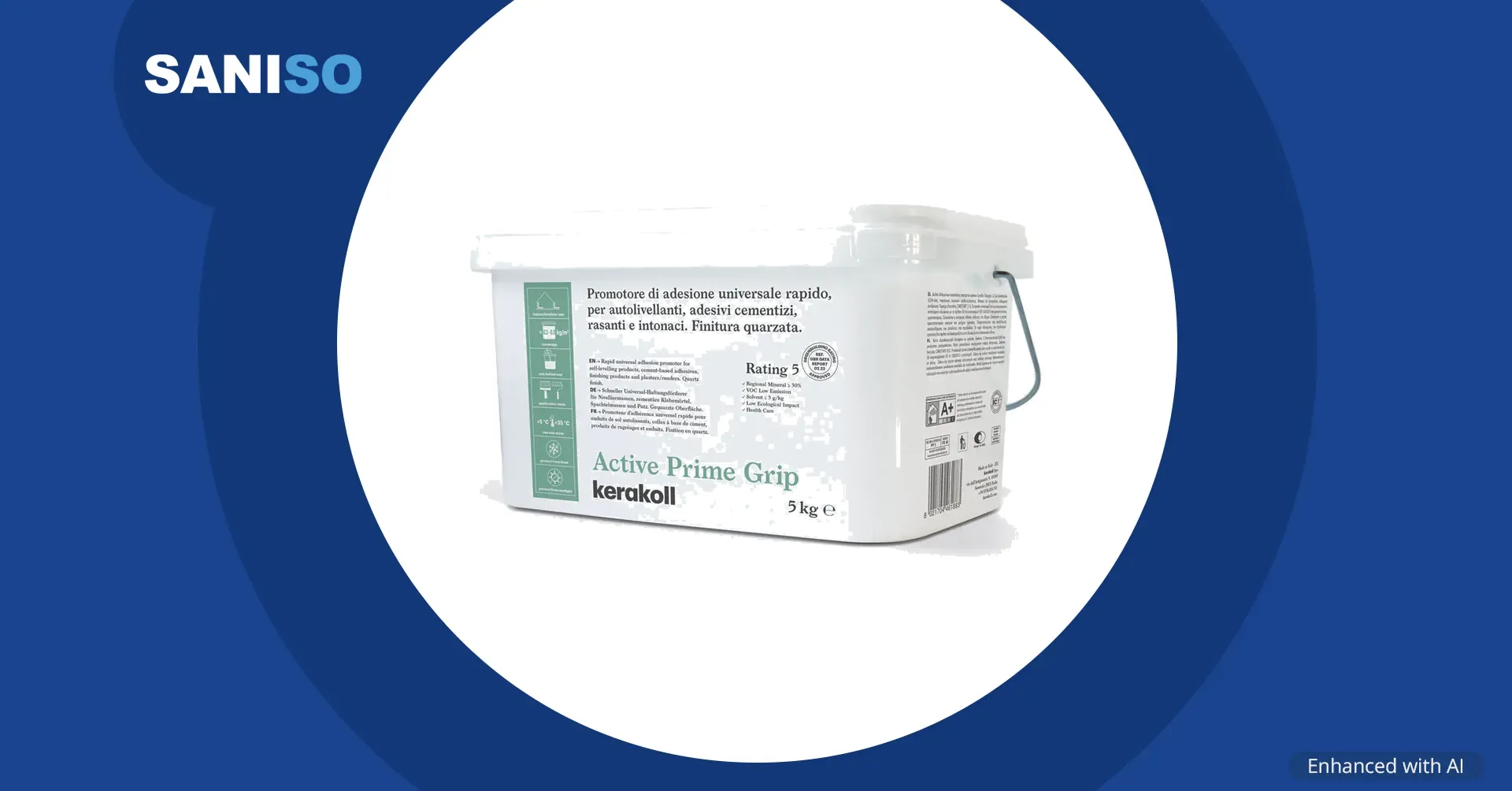 Active Prime Grip 5 kg (Kerakoll primer with quartz finish)