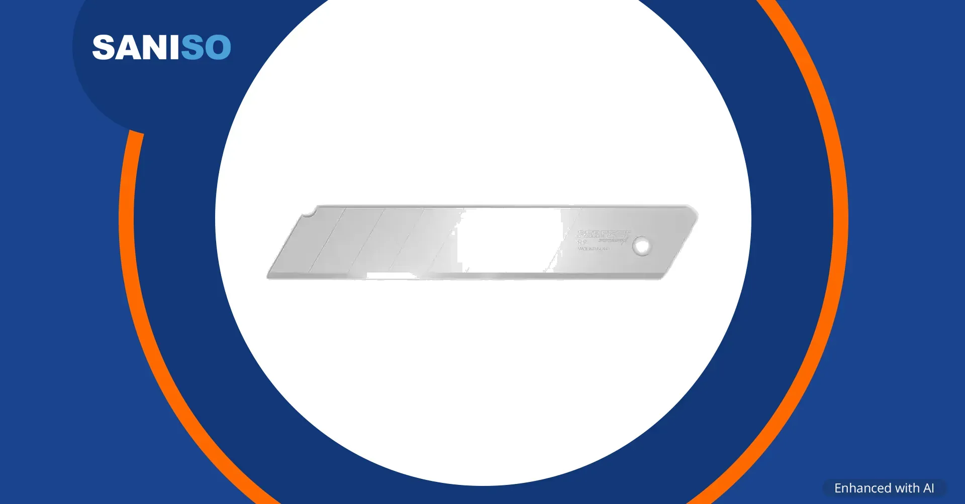 STALCO PERFECT Silver afbreekmesjes, 18 mm, 10 stuks (S-67465)