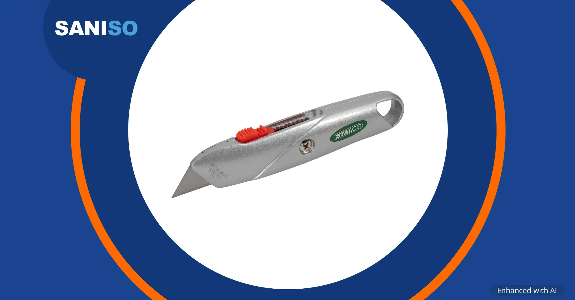 STALCO mes met trapeziumlemmet, 155 mm (S-17542)