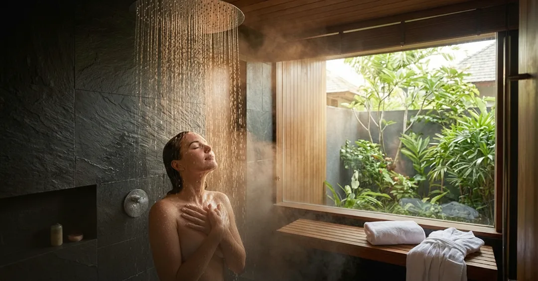 Het Omarmen van Ontspanning: De Magie van een Regendouche