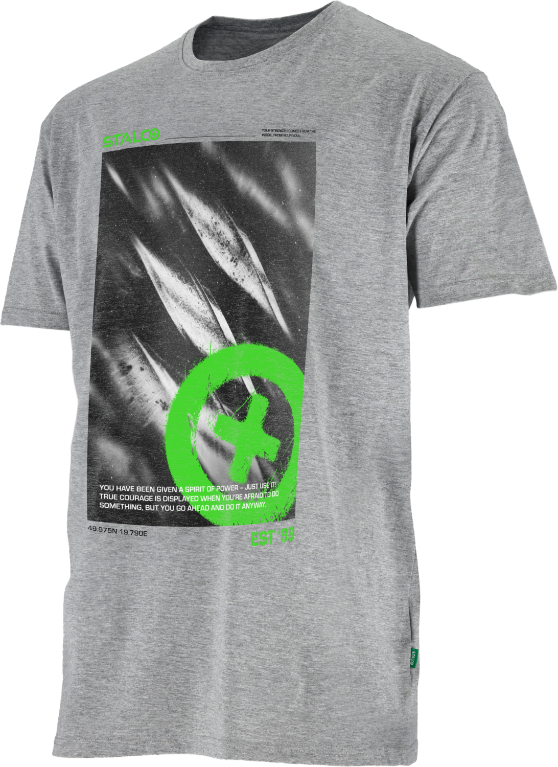 Men's T-shirt BONO STINGER STALCO XS Gray S090644505