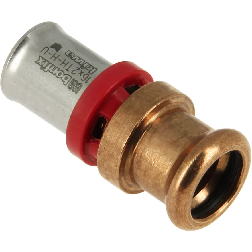 BONFIX Alu-press brass press fitting socket tapering to M-press 16 x 12 - 48730373
