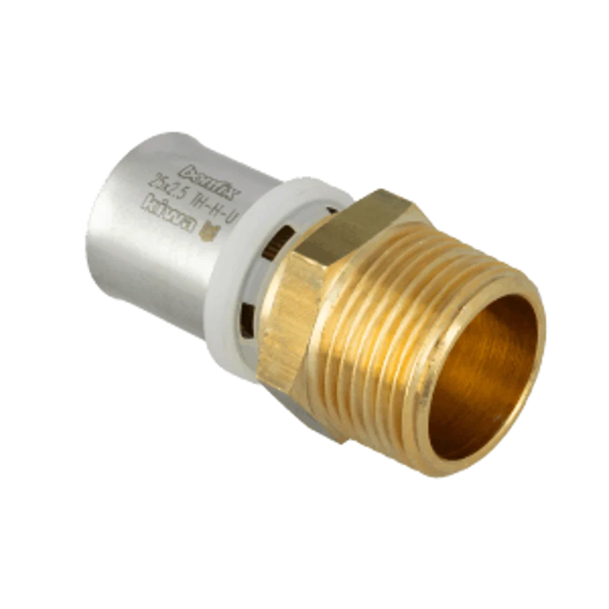 BONFIX Alu-pers messing perskoppeling puntstuk 25 x 1 - 48730241
