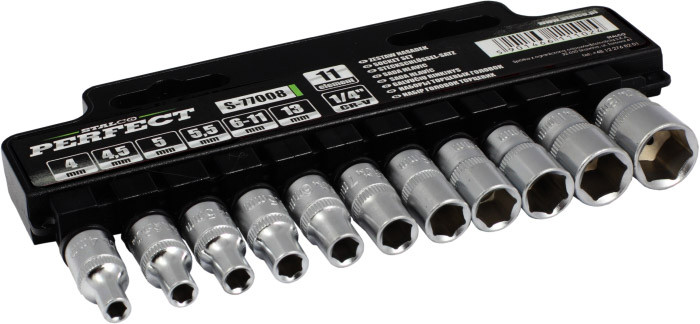 Socket set STALCO PERFECT S-77008