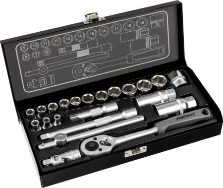 Socket set STALCO PERFECT S-77822