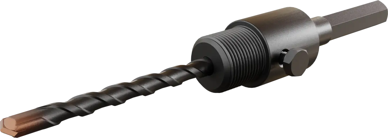 Concrete Hole Saw Adapter HEX 13 × 350 mm, M22 Thread | STALCO S-28135