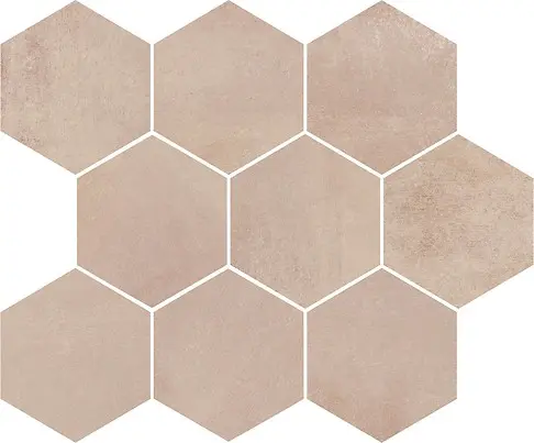 ARLEQUINI MOSAIC HEXAGON 28X34