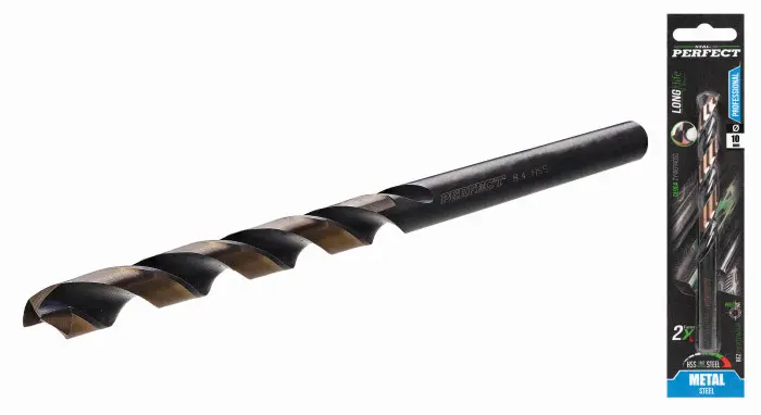 HSS metal drill bit long - blister ø 5.0 x 132 mm (5901466153116)