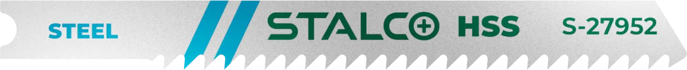 Jig Saw Blades - Metal 1.2x52mm 1, 2 x 52 mm, B&D handle, set of 5 STALCO S-27951