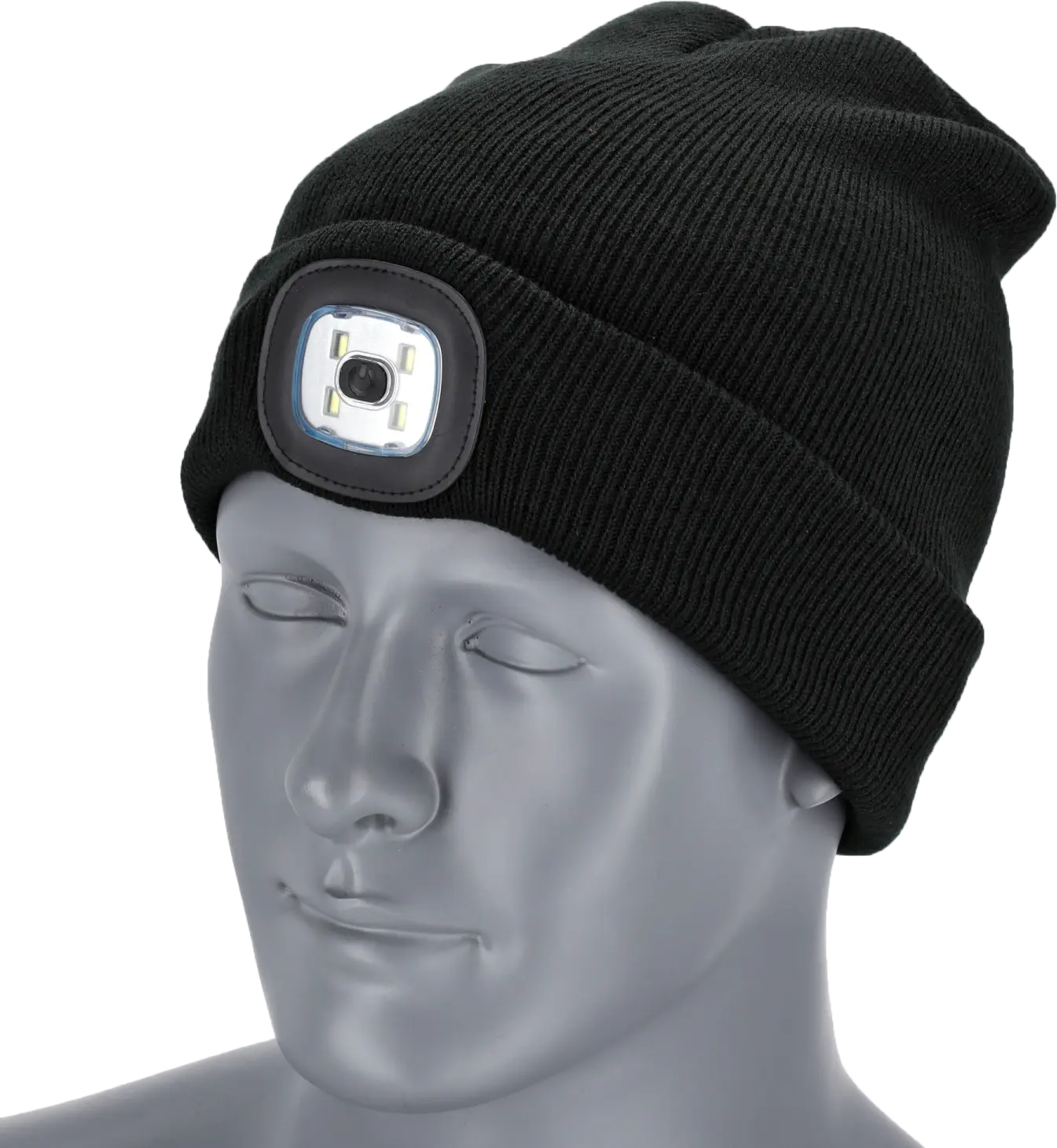 Winter cap with light 2 RAYS black 54 - 60 ONE SIZE STALCO S091491038