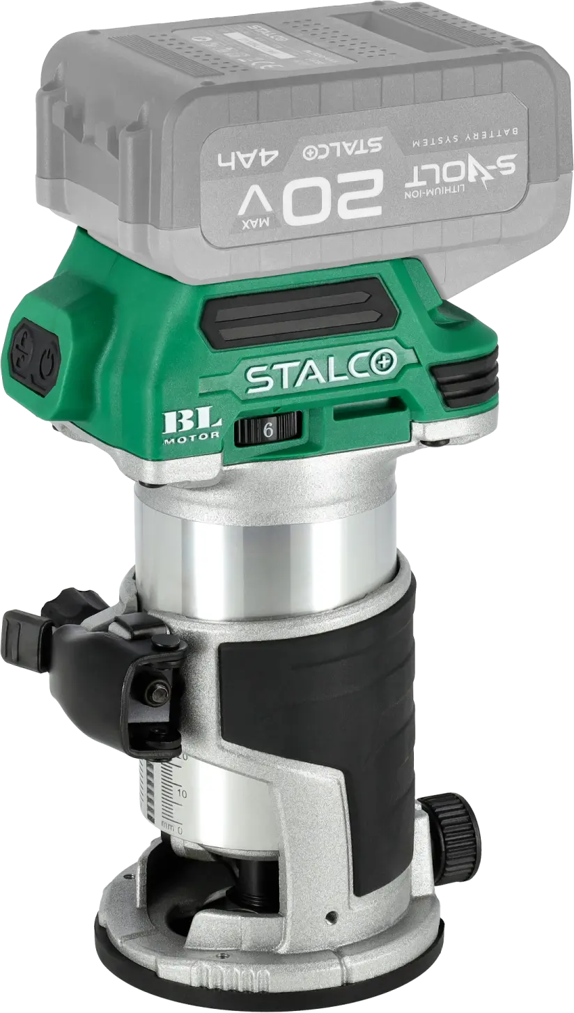 Cordless Plunge Router PRS20-20BLVS STALCO S-97363