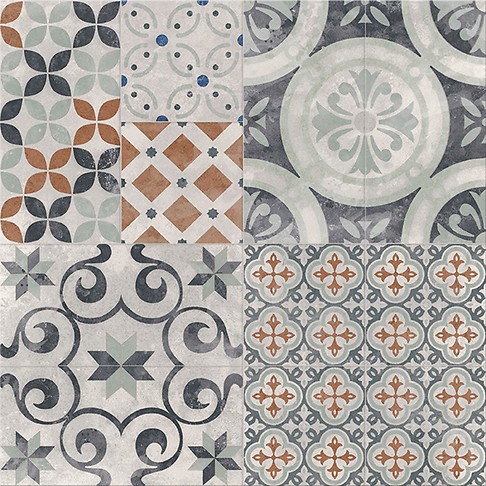 G417 PATCHWORK TWO 42X42 W502-003-1