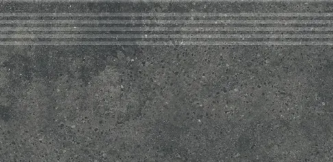 GIGANT DARK GREY STEPTREAD RECT 30X60