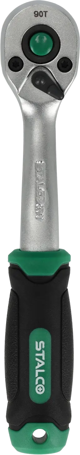 Bent ratchet 1/4” 90T 145mm STALCO S-54033