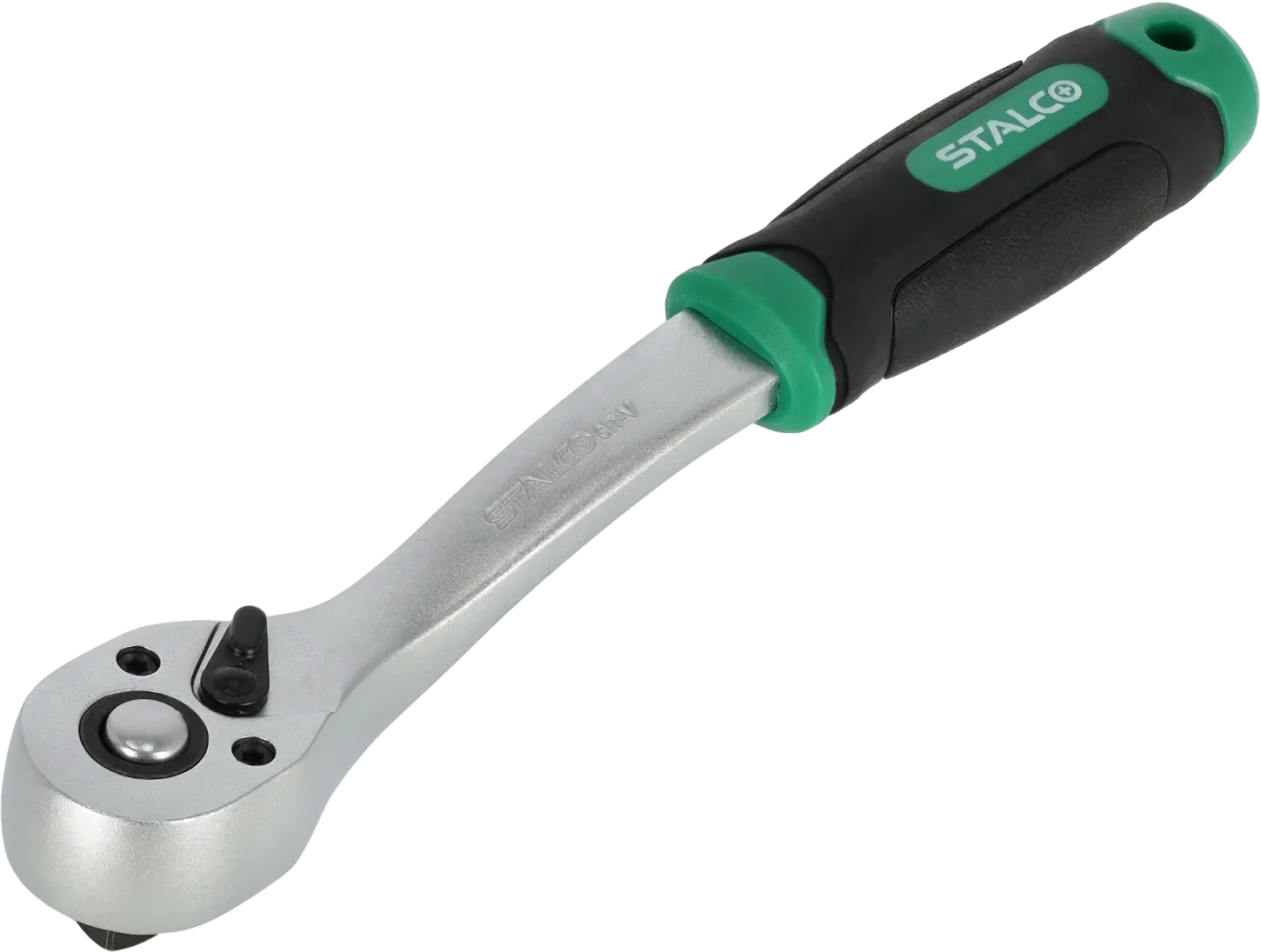 Bent ratchet 3/8” 72T 195mm 195 mm STALCO S-54037