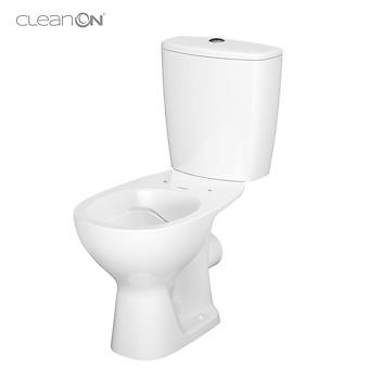 ARTECO 010 WC compact NEW CleanOn 613 with duroplast, antibacterial soft-close and easy-off toilet seat K667-052