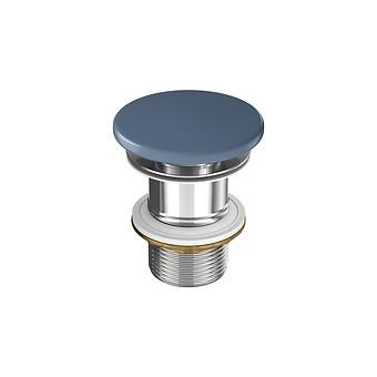 LARGA by Cersanit ceramic plug for washbasins without overflow blue matt K677-098