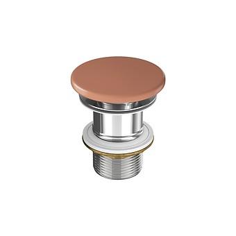 LARGA by Cersanit ceramic plug for washbasins without overflow brick red matt K677-096