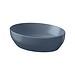 LARGA by Cersanit 50×38 countertop washbasin ellipse blue matt K677-055