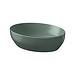 LARGA by Cersanit 50×38 countertop washbasin ellipse green matt K677-054