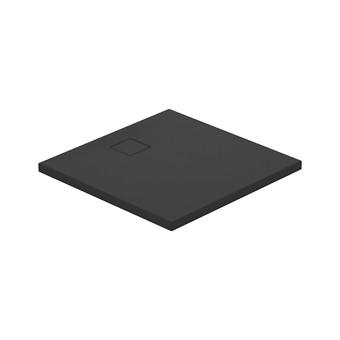 Douchebak Vierkant TAKO SLIM 90 × 90 × 4 cm Zwart + Sifon S932-166