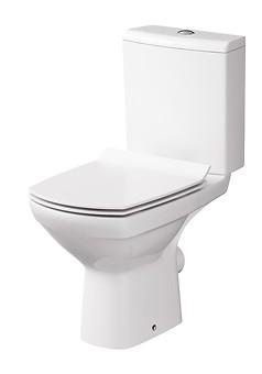 WC COMPACT 637 CARINA CLEAN ON 011 3/5 WITH SLIM DUROPLAST, SOFT CLOSE, EASY OFF TOILET SEAT K31-076