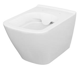 CITY Square Wall Hung Bowl CleanOn With Hidden Fixation Without Toilet Seat K35-041