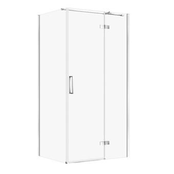 Douchecabine Rechthoekig JOTA 100×80×195 Rechts Chroom Transparant Glas S160-031