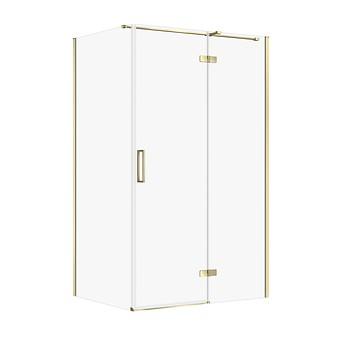 Douchecabine Rechthoekig JOTA 120×90×195 Rechts Goud Transparant Glas S160-029