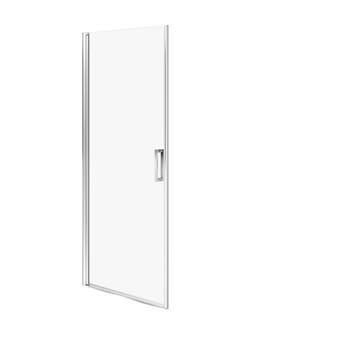 Douchedeur MODUO 80x195 volledige deur chroom transparant glas S162-020