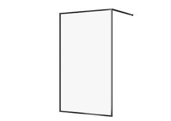 Walk-in LARGA 120x200 zwart transparant glas S932-140