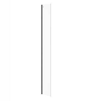 Vaste zijwand voor MILLE walk-in zwart 30×200 S161-015