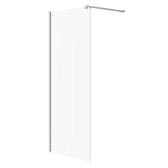Walk-in MILLE 80×200 chroom transparant glas S161-005