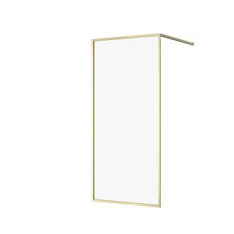 Walk-in LARGA 100×200 goud mat transparant glas S164-073