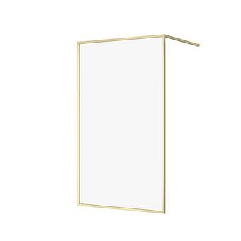 Walk-in LARGA 120×200 goud mat transparant glas S164-074