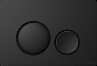LUNA BY CERSANIT FLUSH BUTTON BLACK MATT K97-451