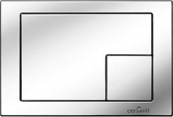 SQUARE BEDIENINGSPLAAT CHROOM GLANS K97-175