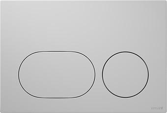 DUETO Bedieningsplaat, Chroom Mat K97-0636