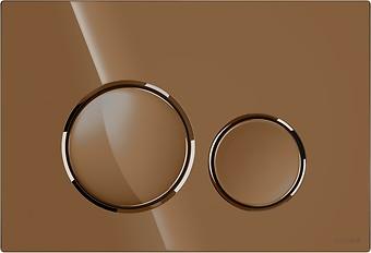 LUNA by Cersanit Bedieningsplaat, Koper Glans K97-0588