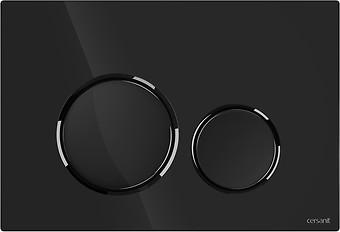 LUNA by Cersanit Bedieningsplaat, Gun Metal Glans K97-0582